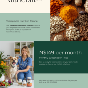 Canine Health NutriCraft™ – Therapeutic Nutrition Planner