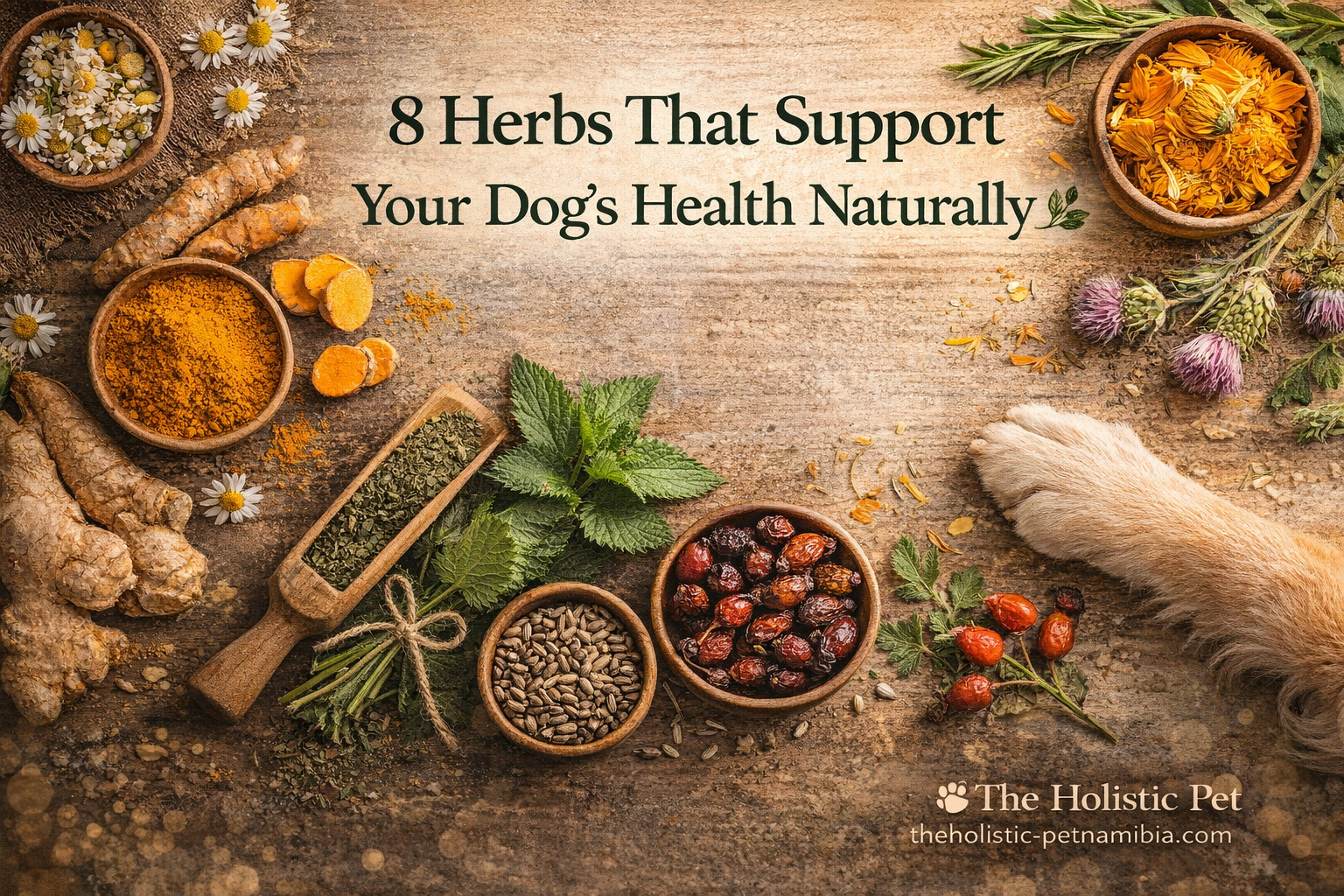 8 Herbs That Support Your Dog’s Health Naturally