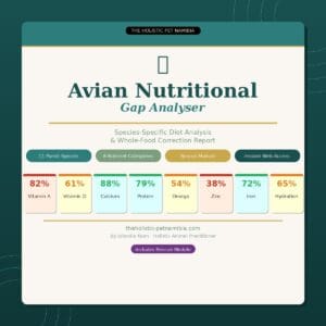 Avian Nutritional Gap Analyser by The Holistic Pet Namibia